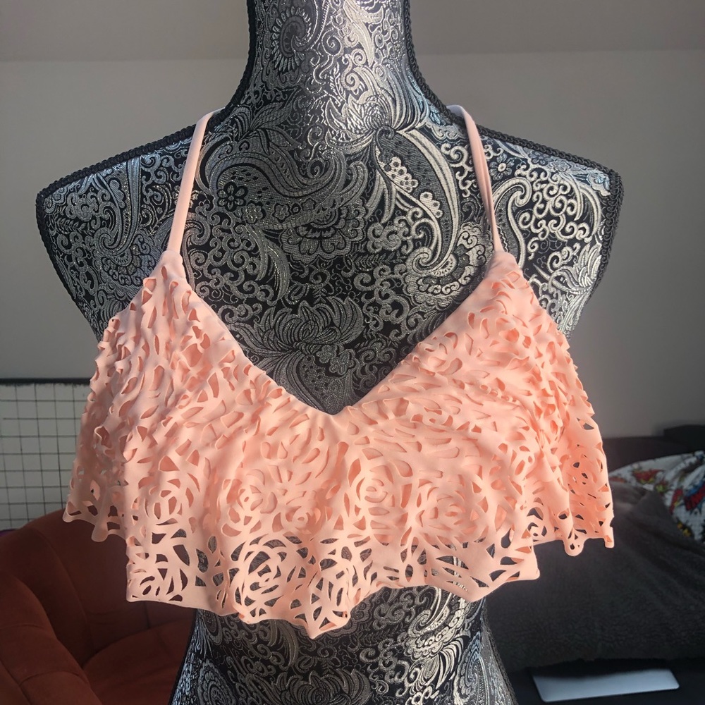 pink bathing suit top size M